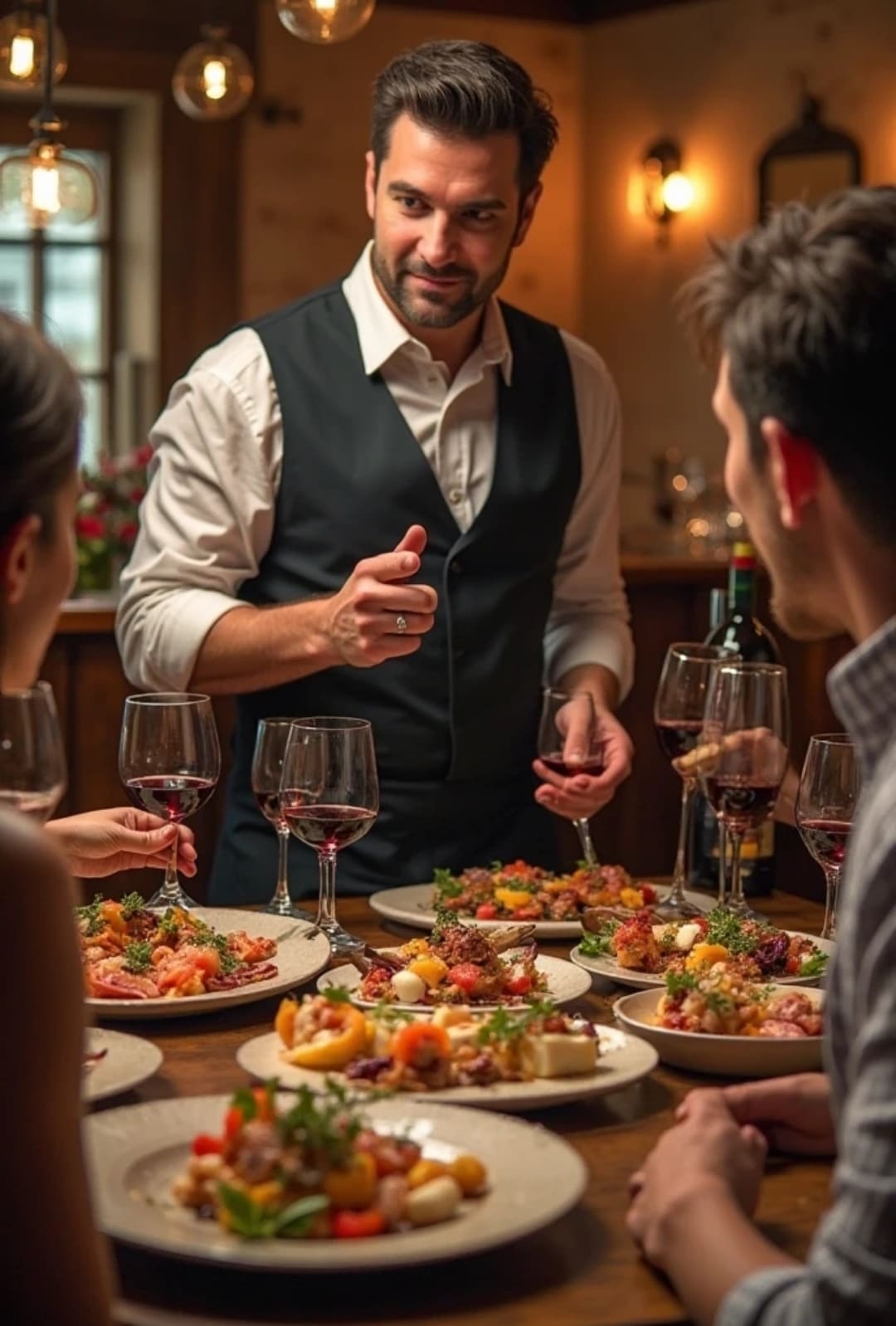 Los sumilleres: guías turísticos y de tapas y vinos.